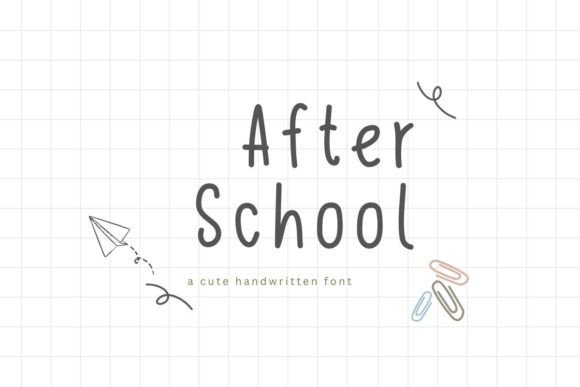 After School: A Handwritten Font for Engaging Web Design