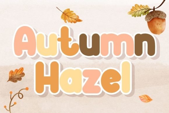 Autumn Hazel: An Editorial Font for Elegant Publication Design