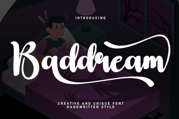 Baddream: An Elegant Script Font for Editorial Design