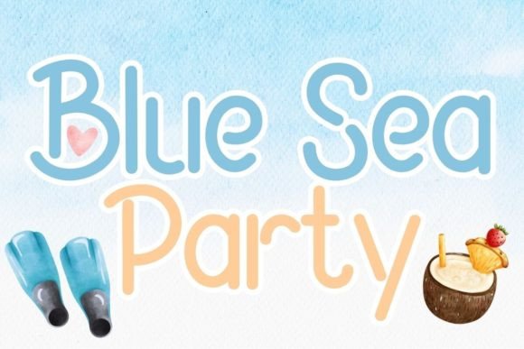 Blue Sea Party Font: A Simple Upgrade for Your Brand