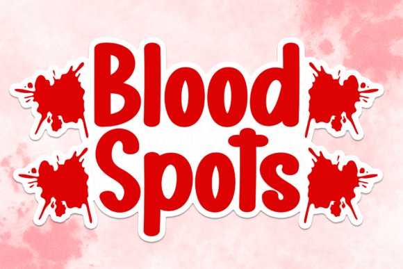 Discover the Elegance of Blood Spots: A Timeless Handwritten Font