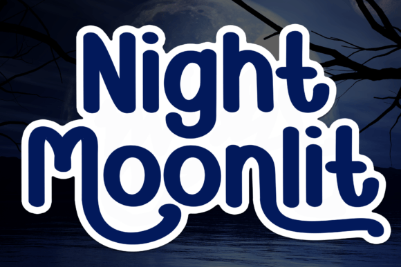 Enhance Your Brand with Night Moonlit Font