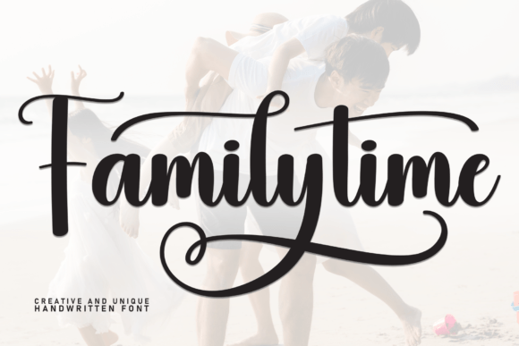 Familytime: A Sweet and Friendly Handwritten Font for Web Design