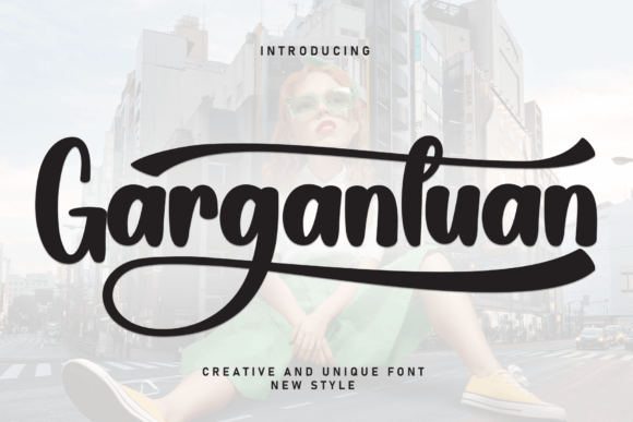 Gargantuan: A Handwritten Font for Eye-Catching Branding