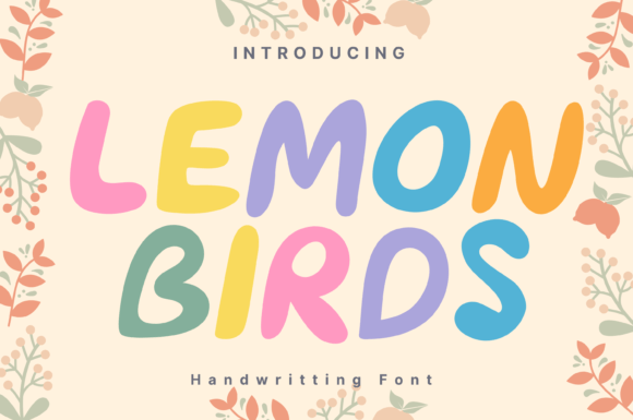 Lemon Birds: A Whimsical Font for Creative Campaigns