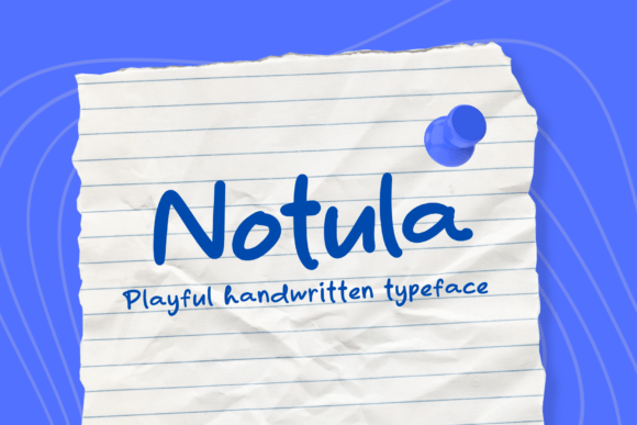 Notula: A Handwritten Font for Warm, Creative Web Design