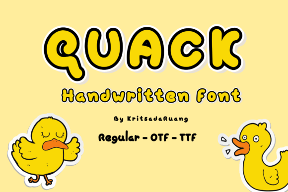 Quack: The Script Font That Wins Hearts Before Winning Awards