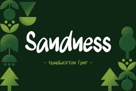 Sandness: A Script Font with Raw, Expressive Energy