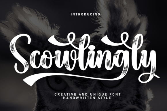 Scowlingly: A Handwritten Font for Polished Branding