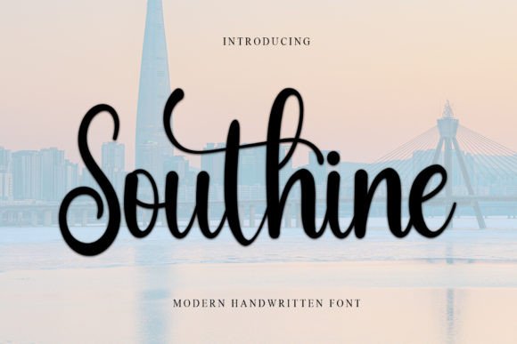 Southine: A Stylish Handwritten Font for Modern Campaigns
