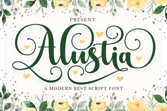 The Alustia Font: A Sweet Touch for Your Brand Story