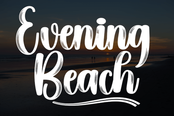 The Evening Beach Font for Campaigns That Feel Human