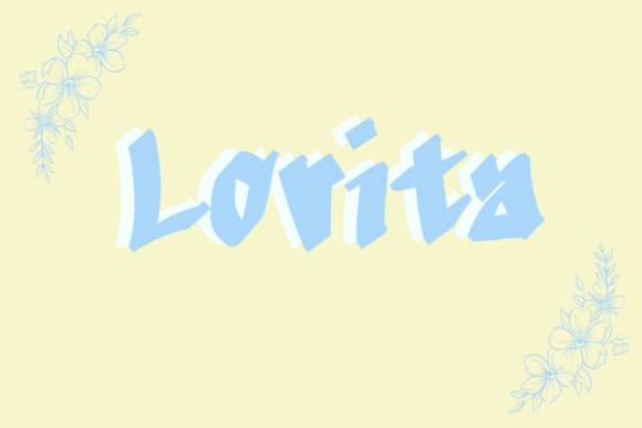 The Lorita Font: A Typeface Designed for Crafters and Product Creators
