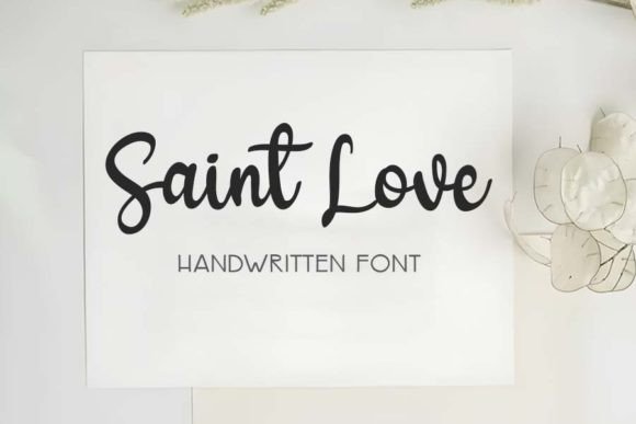 The Saint Love Font: Adding Elegant Romance to Branding Projects