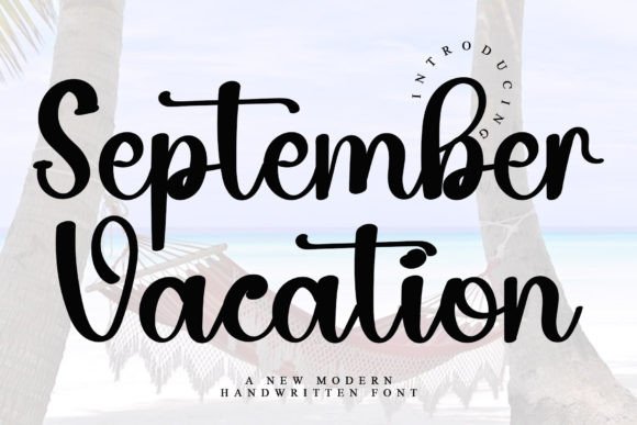 The September Vacation Font: A Web Designer's Review