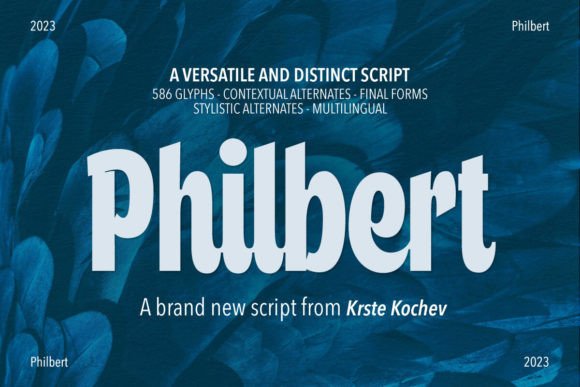Using Philbert: A Modern Script Font for Digital Design Projects