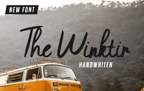 Winktir: A Friendly Handwritten Font for Modern Digital Design