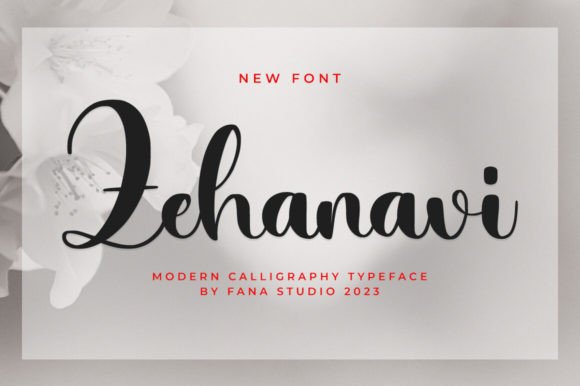 Zehanavi: A Script Font for Editorial Sophistication